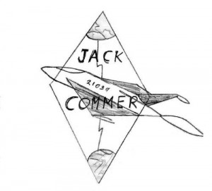The Official Jack Commer Space Stories Logo, ca. 1965 copyright 2015 Michael D. Smith