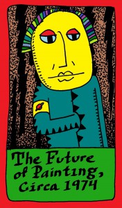 The Future of Painting Circa 1974 Tarot Card copyright 2015 by Michael D. Smith
