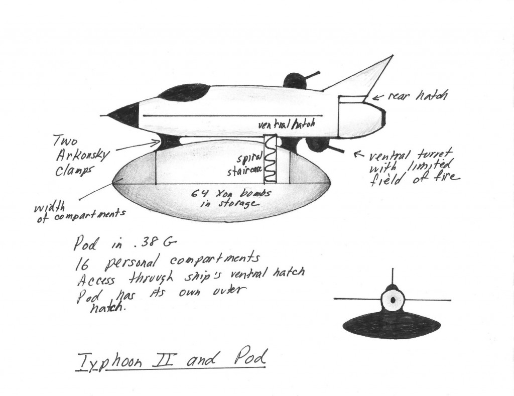 Typhoon II and Pod copyright 2014 Michael D. Smith