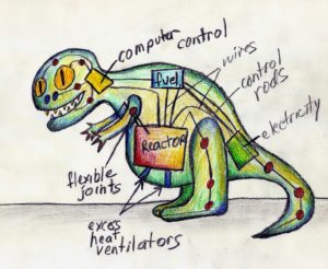 The World’s First Nuclear-Powered Dinosaur copyright 2020 by Michael D. Smith