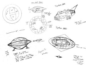 Spaceship Drafts copyright 2023 by Michael D. Smith